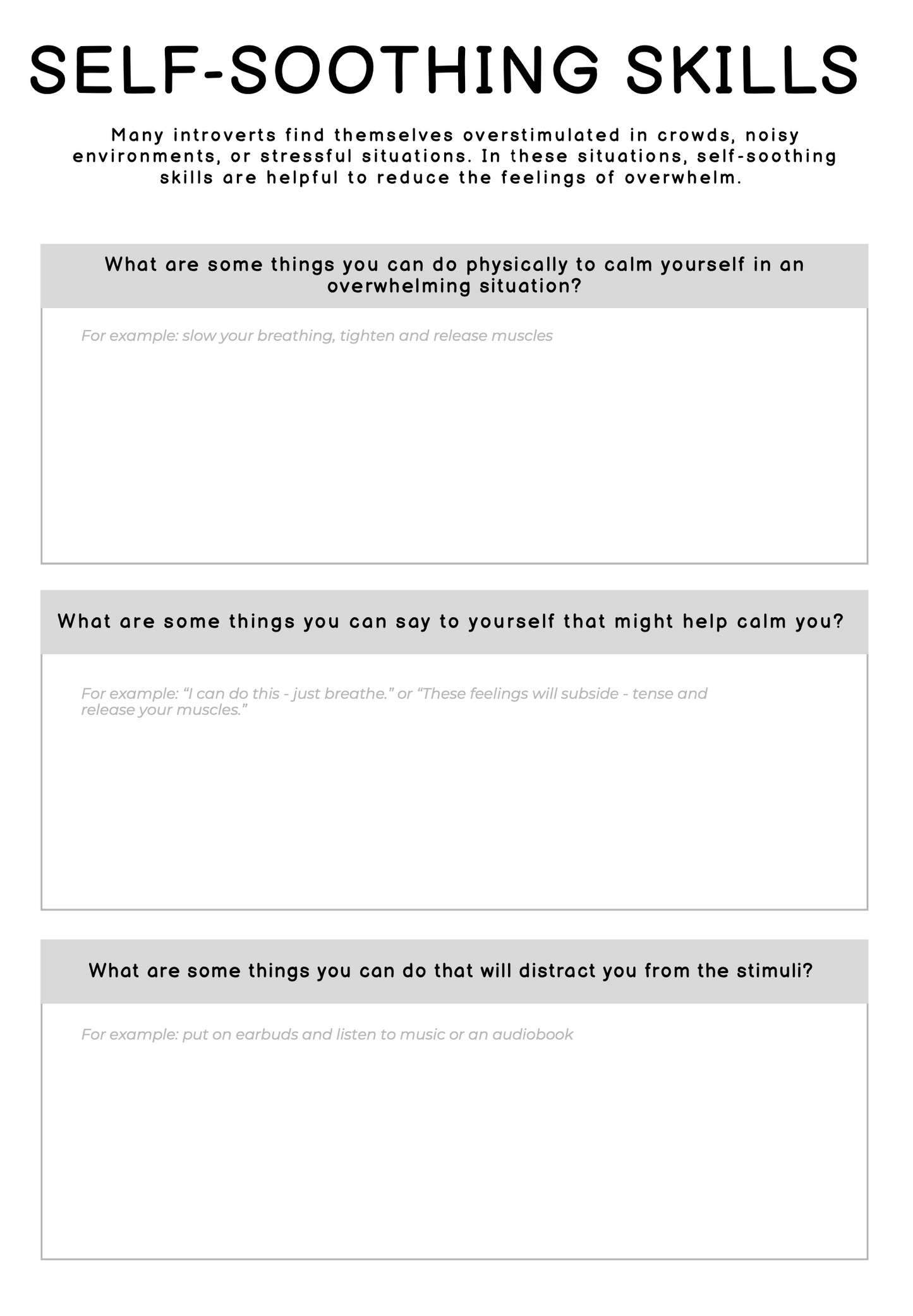Being an Introvert Journal