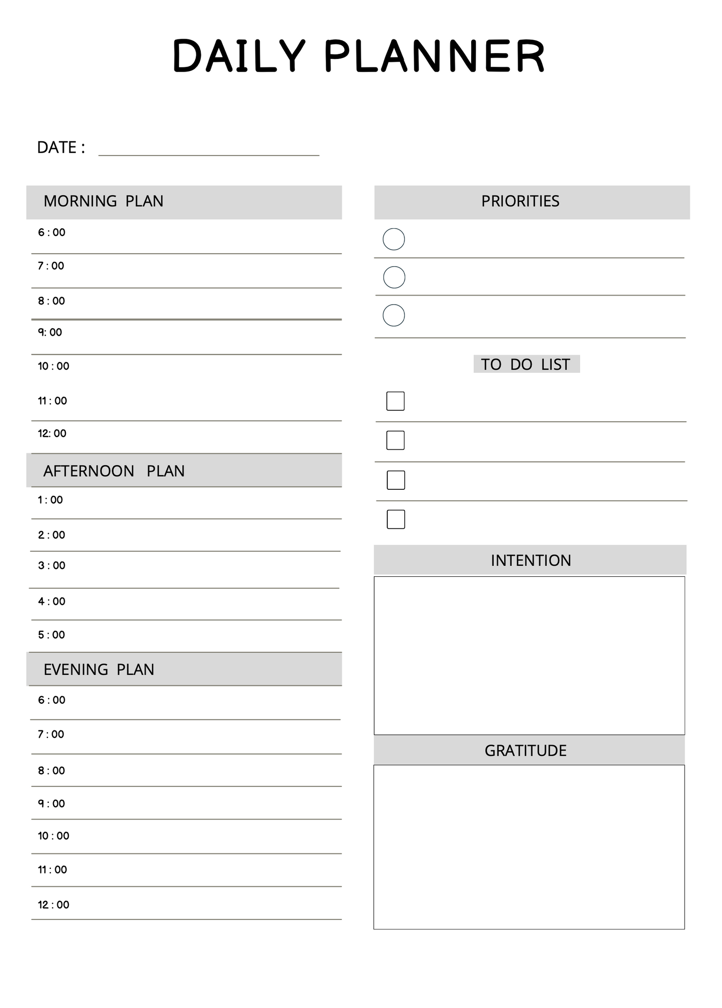 Self Confidence Planner