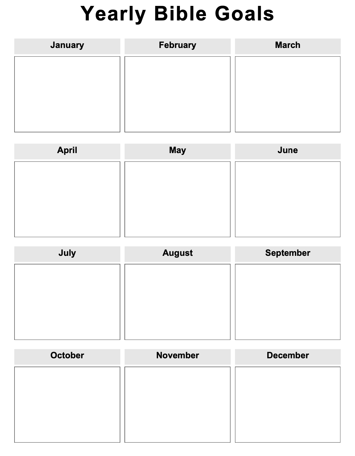 Devotional Planner