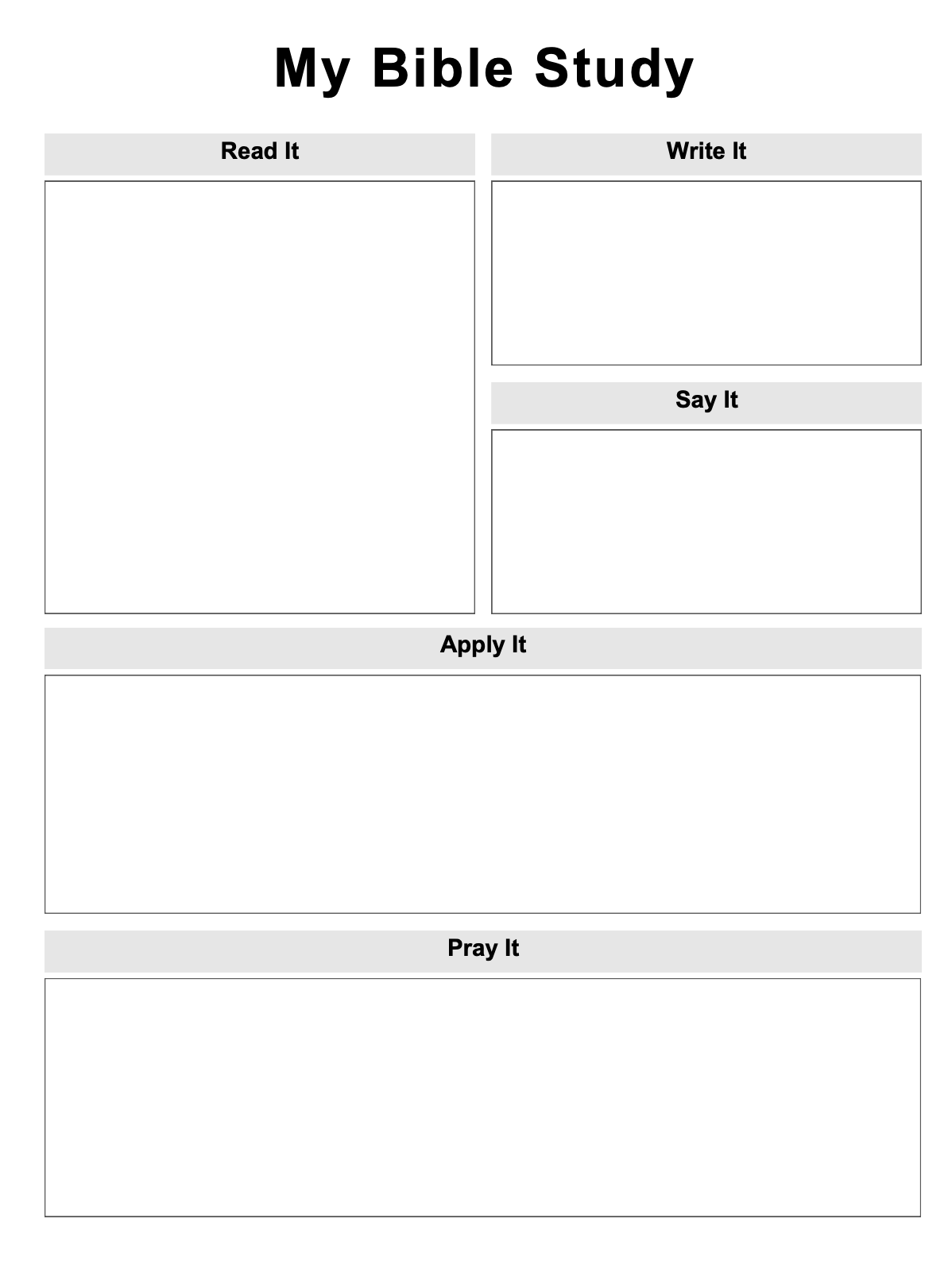 Devotional Planner
