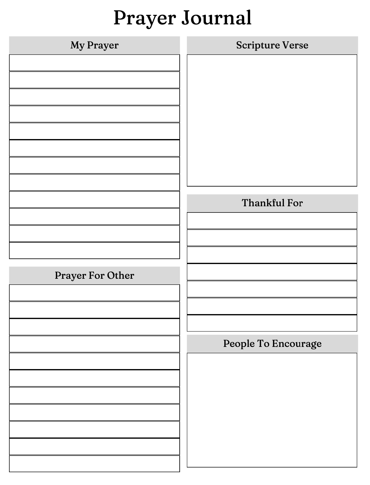 Faith Based Journal