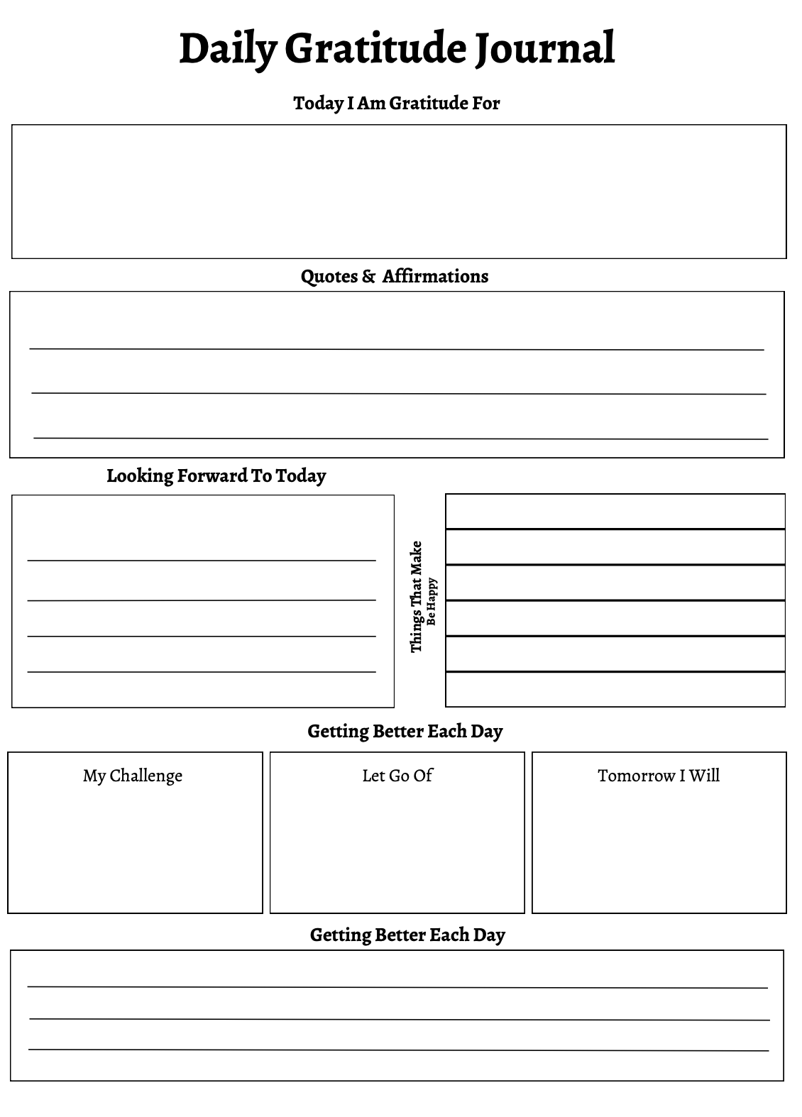 Gratitude Journal