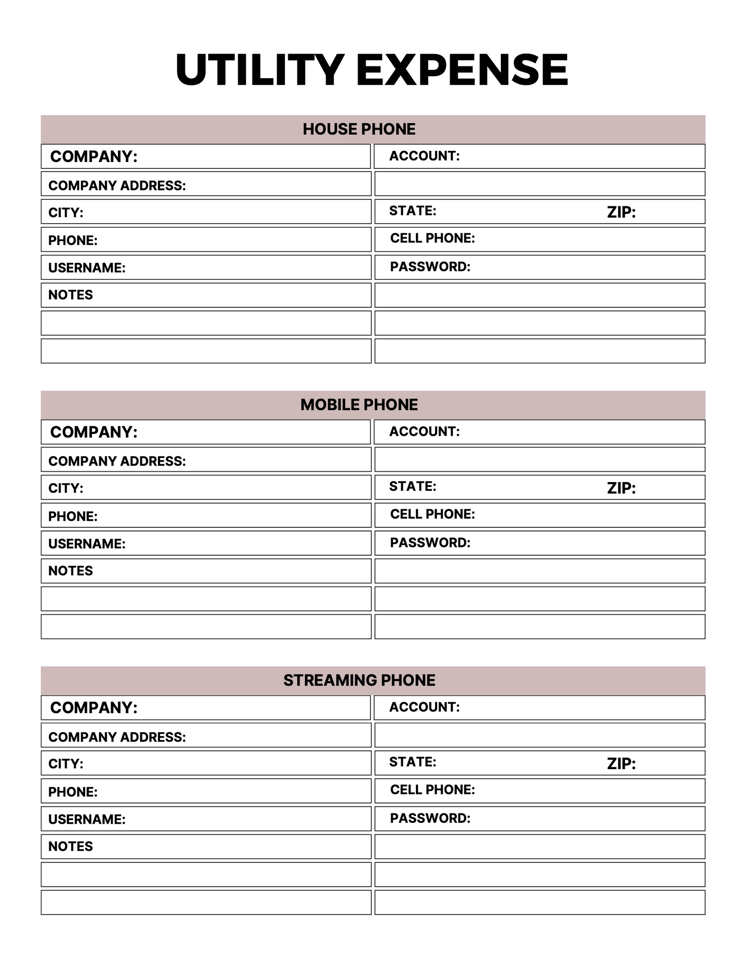 Home Maintenance Planner