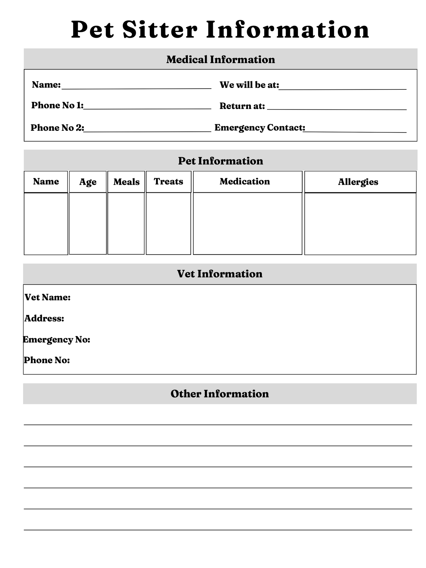Pet Care Planner