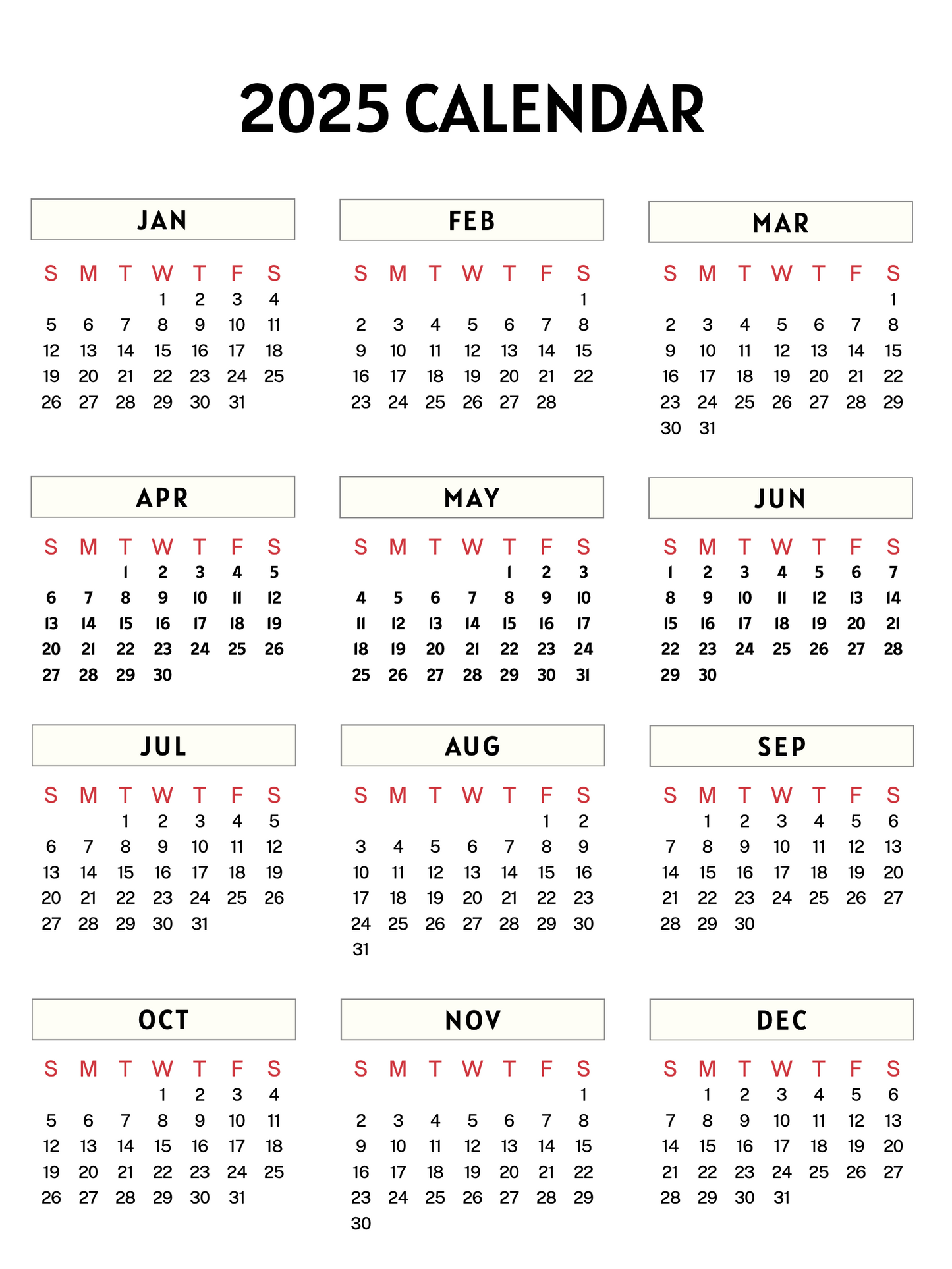 2025 Marketing Planner