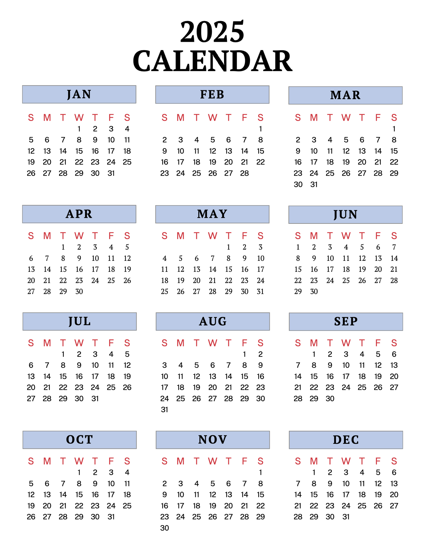 2025 Family Home Planner