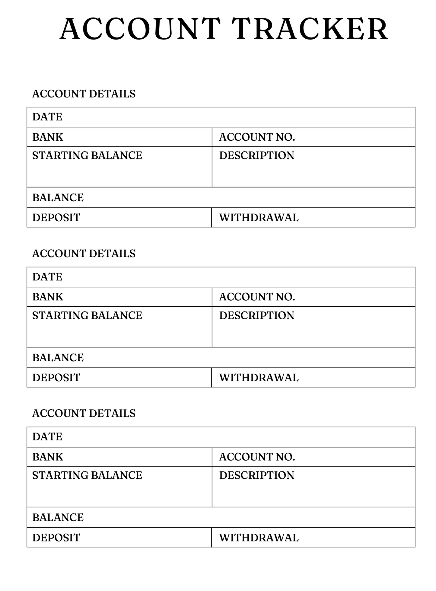 Household Management Planner