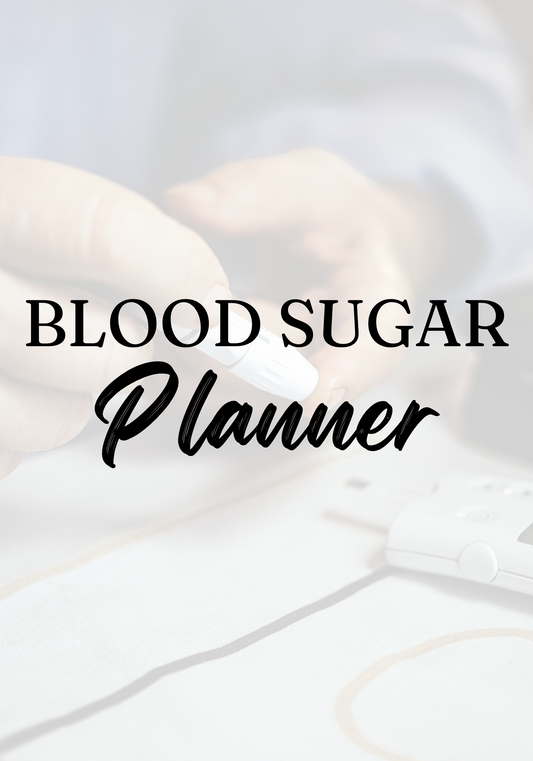 Blood Sugar Planner