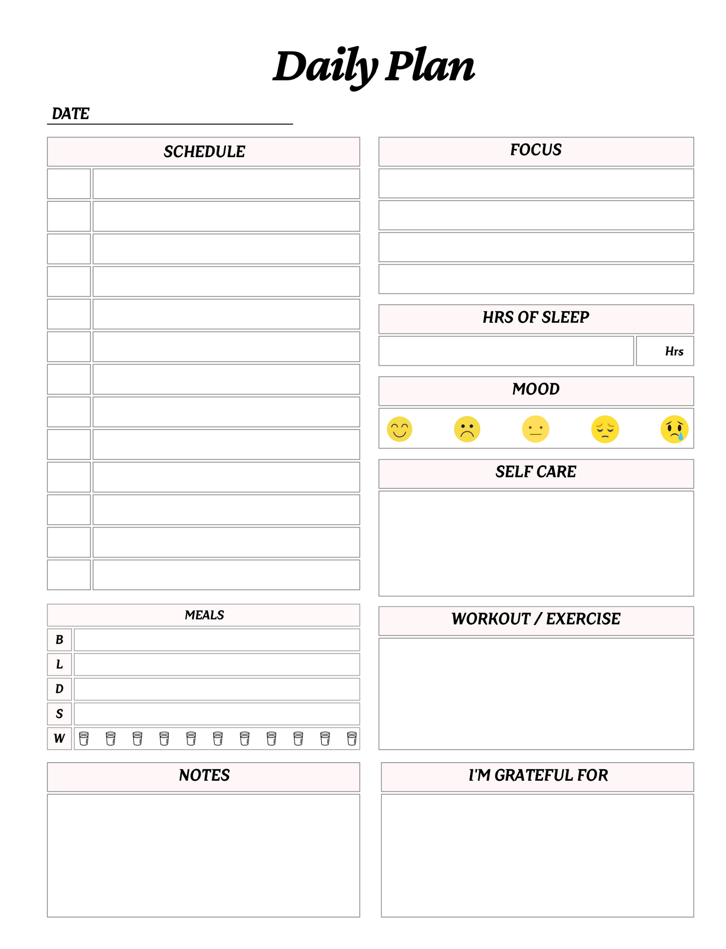 2025 Fitness Planner Bundle